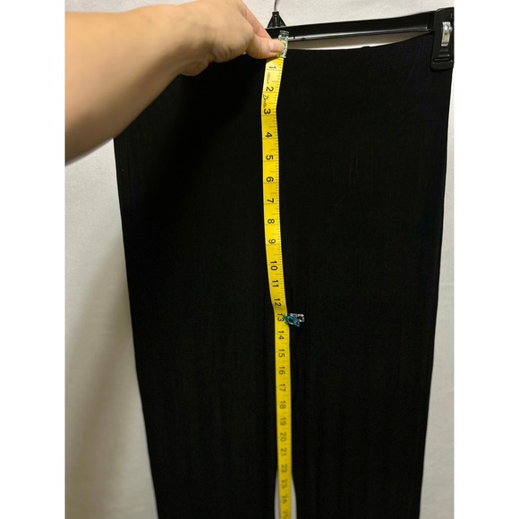 Chicos Travelers Women 1 Regular Black Stretchy‎ Straight Leg Pants Size 1 - Picture 3 of 7